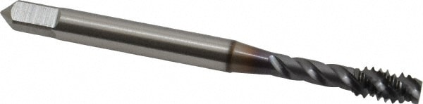 OSG 1724508 Spiral Flute Tap: #10-24, UNC, 3 Flute, Modified Bottoming, Vanadium High Speed Steel, TICN Finish Image