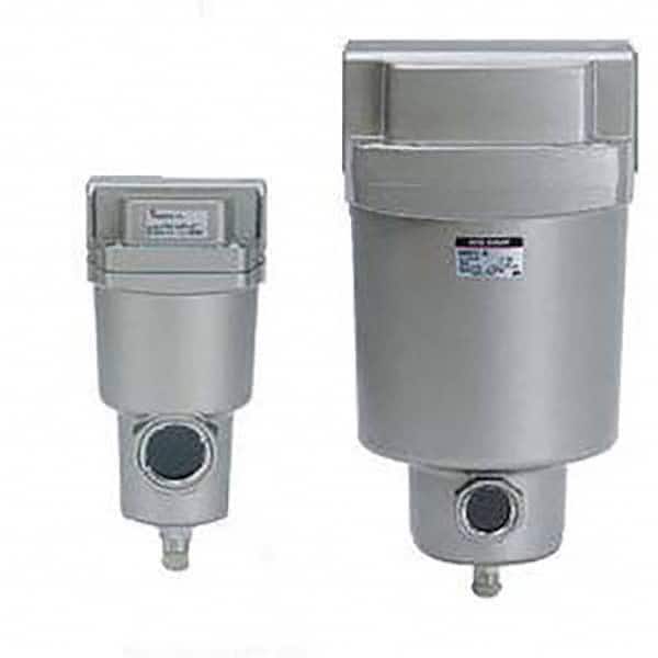 Oil & Water Filter/Separator: FNPT End Connections, 78 CFM, Auto Drain, Use on Water Removal
