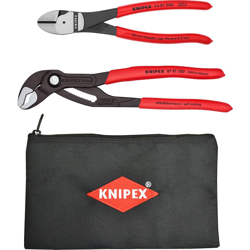 Knipex - Plier Sets; Plier Type Included: Cobra Water Pump Pliers ...