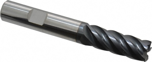 Iscar 5622530 Corner Chamfer End Mill: 0.5" Dia, 1.25" LOC, 5 Flute, 0.016" Chamfer Width, Solid Carbide Image