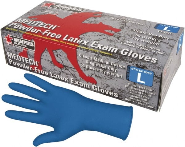 800 Blue Nitrile Disposable Medical Exam Gloves Powder Size Small 4 Mil for sale online