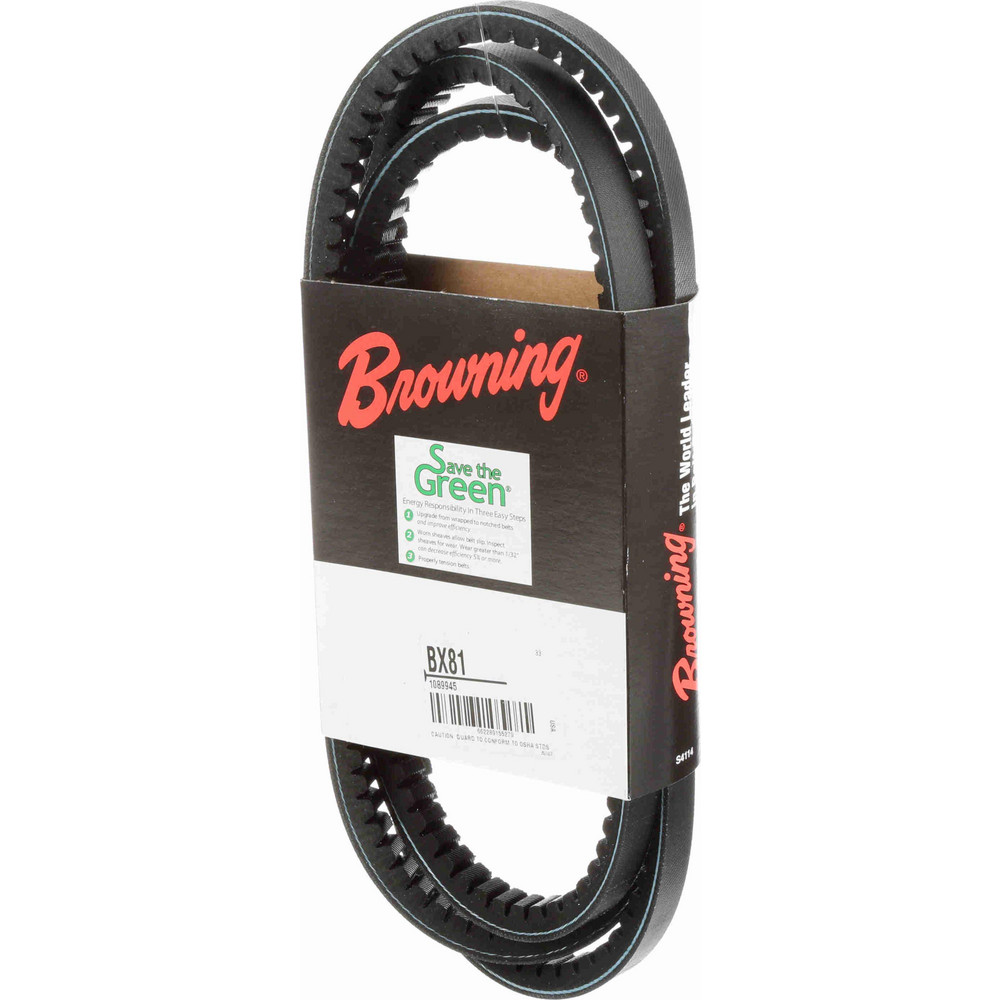 Browning Cogged VBelt Section BX, 84.0000" Outside Length, 21/32