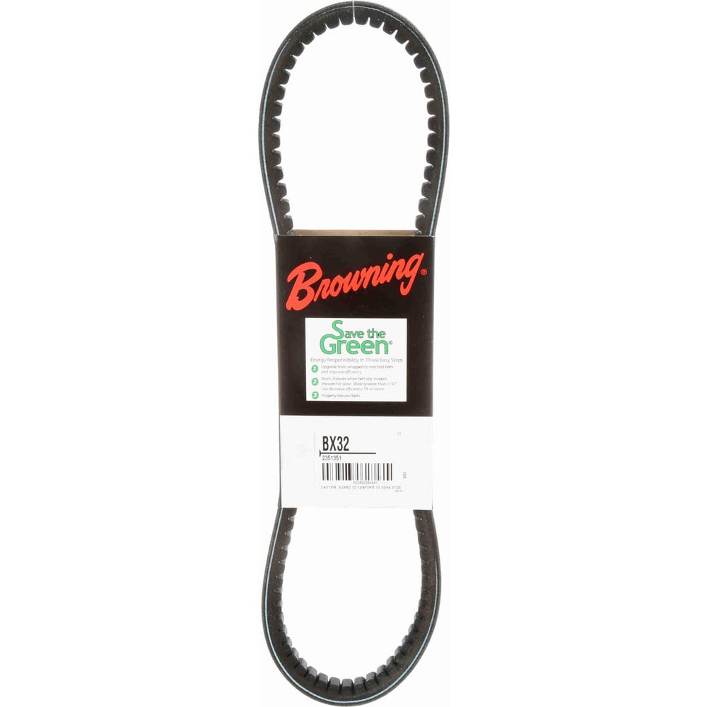 V-Belt: Section BX, 35" Outside Length, 21/32" Belt Width