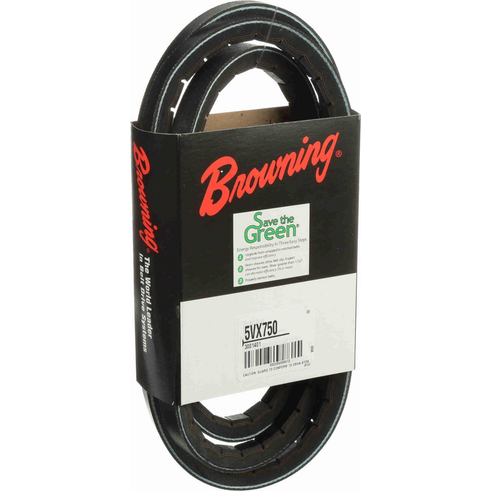 Browning VBelt Section 5VX, 75" Outside Length, 5/8" Belt Width