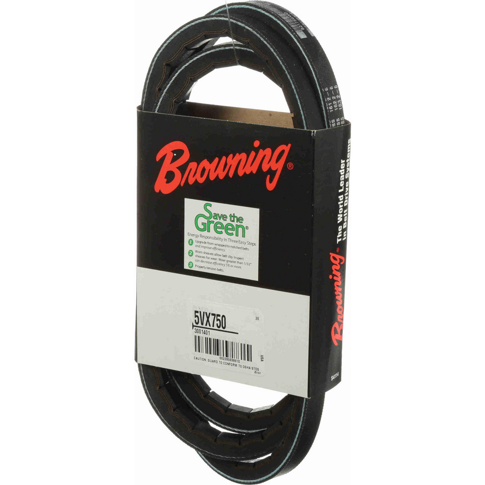 Browning VBelt Section 5VX, 75" Outside Length, 5/8" Belt Width