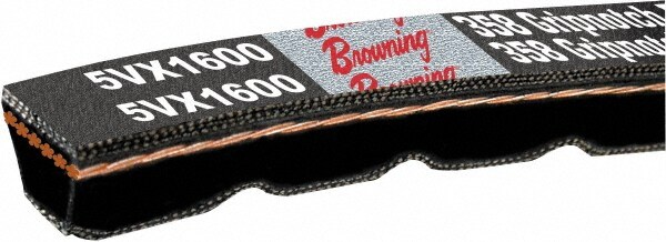 V-Belt: Section 3VX, 106" Outside Length, 3/8" Belt Width