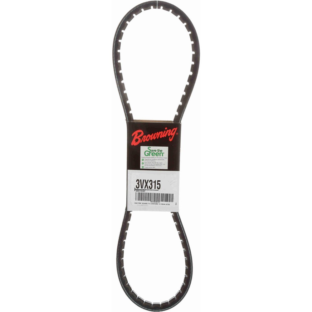 V-Belt: Section 3VX, 31.5" Outside Length, 3/8" Belt Width