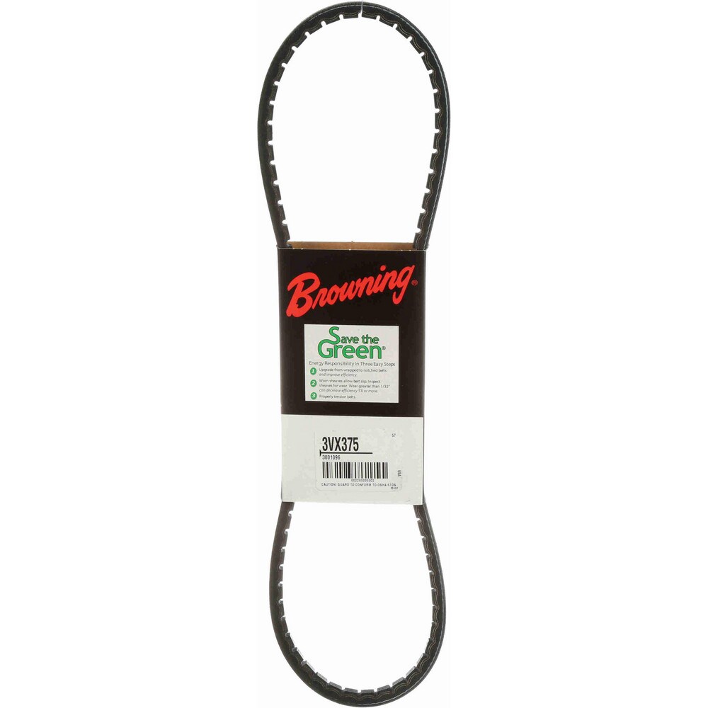 V-Belt: 3/8" Belt Width