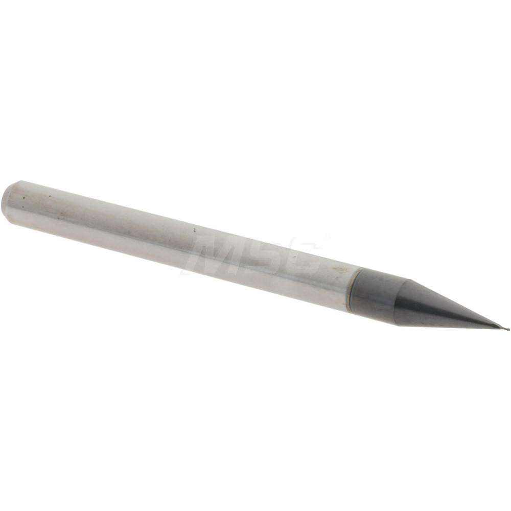 14796882 Square End Mill: 0.007" Dia, 0.021" LOC, 2 Flutes, Solid Carbide  