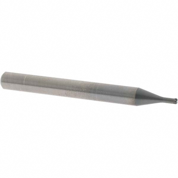 OSG 457002011 Corner Radius End Mill: 0.0787" Dia, 0.0315" LOC, 0.0197" Radius, 3 Flutes, Solid Carbide Image