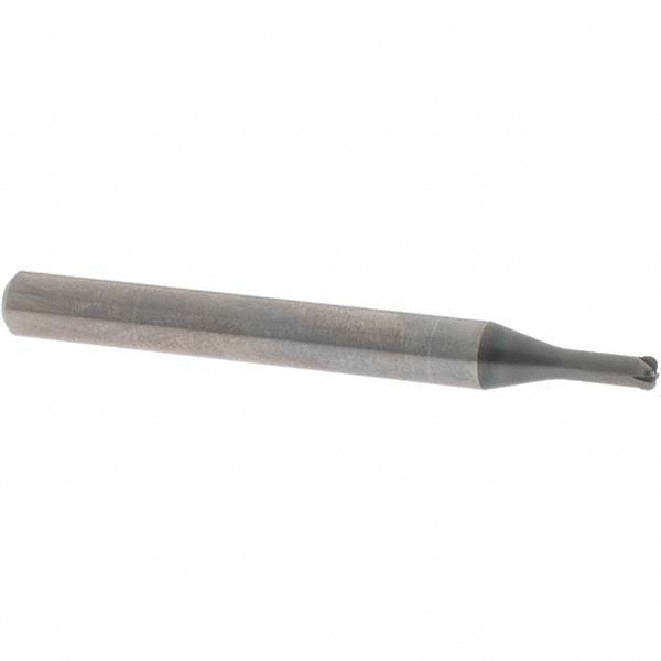 OSG 457003011 Corner Radius End Mill: 0.1181" Dia, 0.0472" LOC, 0.0295" Radius, 4 Flutes, Solid Carbide Image