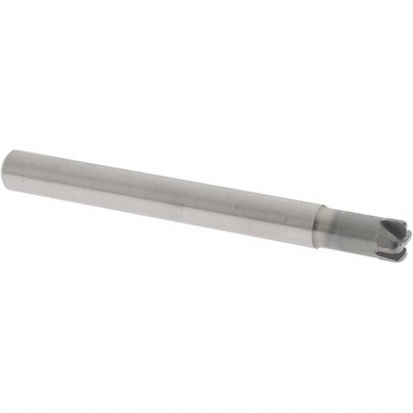 OSG 457010011 Corner Radius End Mill: 0.3937" Dia, 0.1575" LOC, 0.0787" Radius, 4 Flutes, Solid Carbide Image