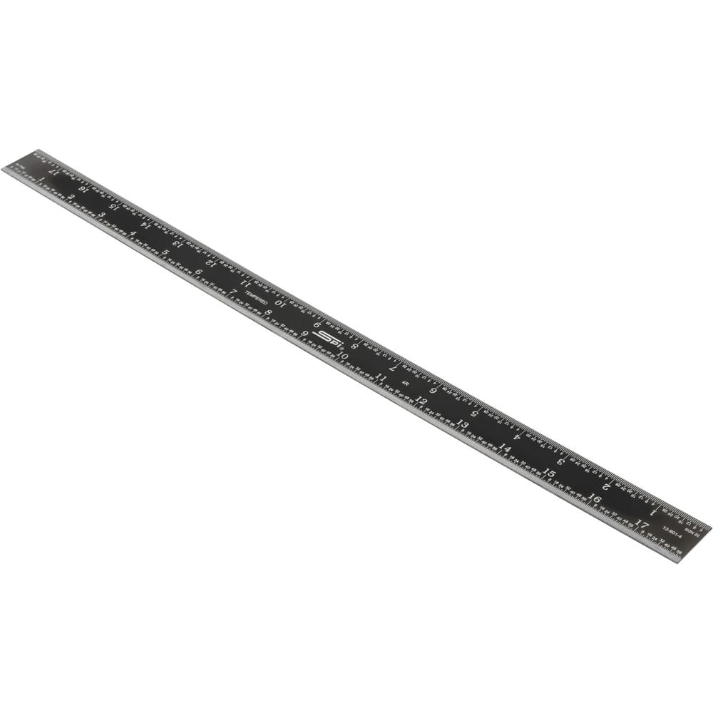 OSALADI 2pcs Machinist Engineer Ruler Metal Ruler 18 Inch Small Ruler Metal  Rulers Double Scale Ruler with Centimeters and Straight Ruler Metal  Machinist Ruler Tool Metric System Child 