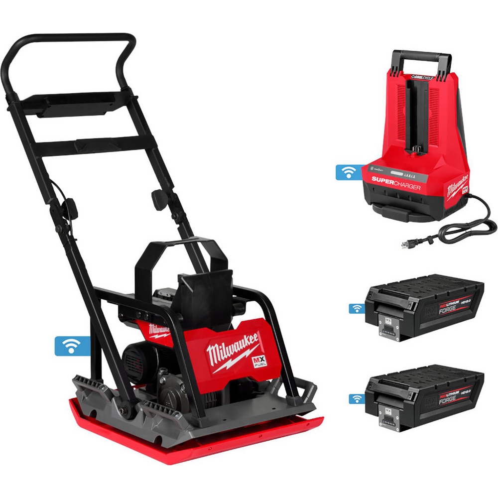 Cordless Plate Compactors; Plate Length (Inch): 22 ; Plate Width: 20 (Inch); Battery Chemistry: Lithium-ion ; Run Time (Minutes): 35