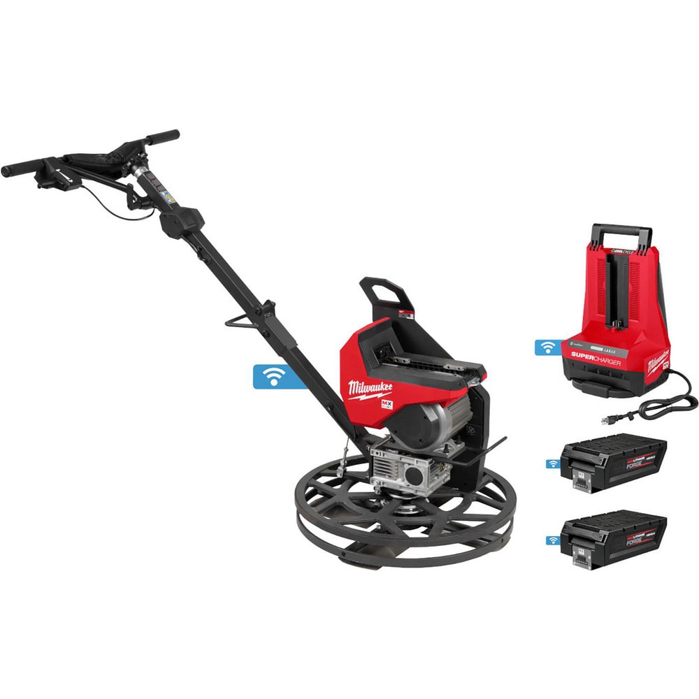 Cordless Walk-Behind Trowels; Trowel Type: Edger Pan ; Size Inch(Inch): 24 ; Voltage: 72V ; Number Of Blades: 4 ; Blade Material: Steel ; Blade Length (Inch): 9