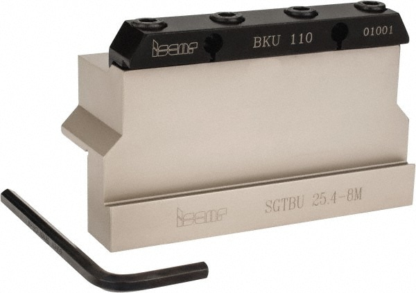 Iscar 2301951 Tool Block Style SGTBU, 1.77" Blade Height, 4.331" OAL, 2.76"& OAH, Indexable Cutoff Blade Tool Block Image