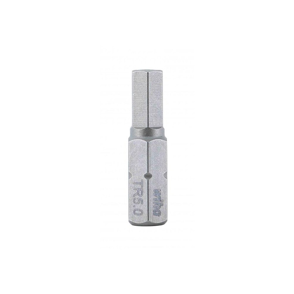 Hex Screwdriver Insert Bit: 1/4" Drive, 1" OAL