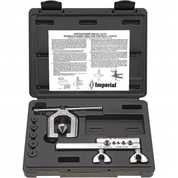 Flaring Tools & Accessories; Type: Double Flaring Tool Kit ; Kit Includes: Flaring Bar, Yoke, 5 Adapters ; PSC Code: 5130