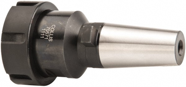 Collis Tool 70571 Collet Chuck: 0.12 to 1.02" Capacity, ER Collet, Taper Shank Image