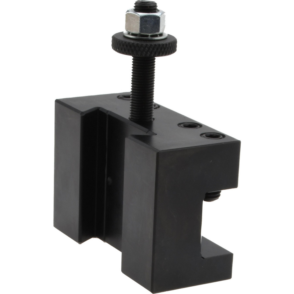 Lathe Tool Post Holder: Series BXA, #1, Turning & Facing - 13 to 15" Lathe Swing, 2-1/4" OAH, 3-1/4" OAL, 25.4 mm Max Tool Bit