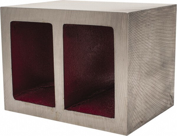 1 Web, 3/4" Thick x 6" Wide x 8" High x 6" Deep, Machined Box Parallel