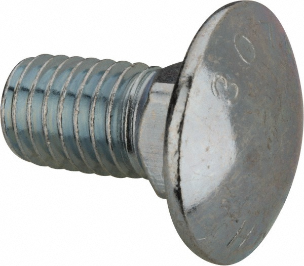Value Collection CGES0500100CZ Carriage Bolt: 1/2-13, 1" Length Under Head, Square Neck Image