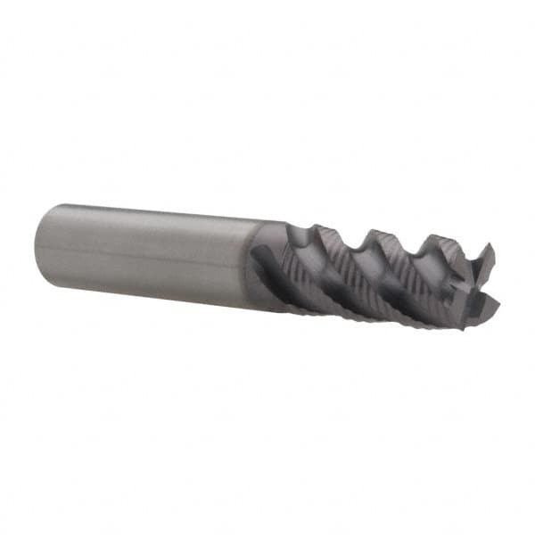 YG-1 95111 Square End Mill: 1/2 Dia, 1 LOC, 1/2 Shank Dia, 3 OAL, 4 Flutes, Solid Carbide 