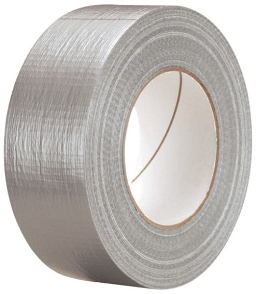 60 Yd x 2" x 10.7 mil Silver Polyethylene Cloth Duct Tape