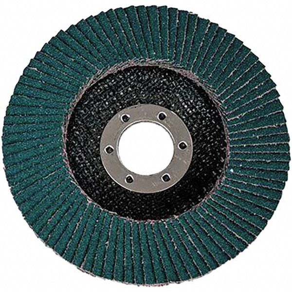 WEILER WEI-31357 5" Wolverine Abrasive Flap Disc, Angled, Phenolic Backing, 60Z, 7/8" Hole - View #12