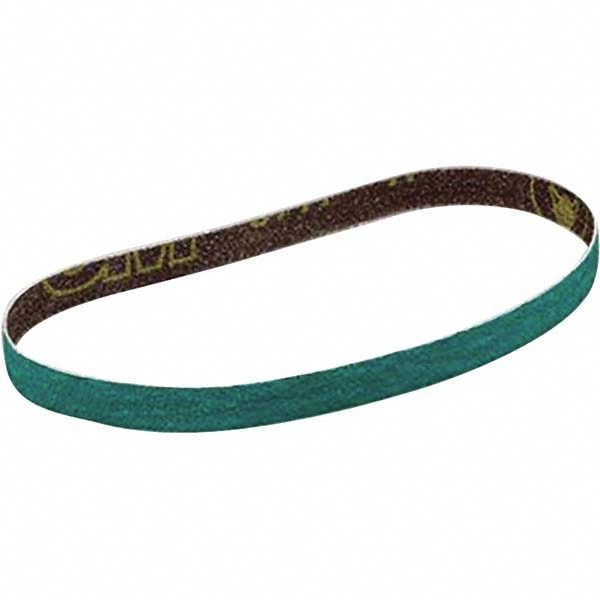 Abrasive Belt: 1/2" Width, 60 Grit, Zirconia Alumina