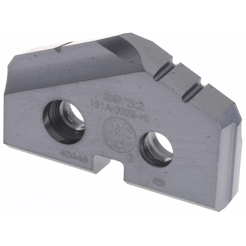 Spade Drill Insert: 23.02 mm Dia, Seat Size 1, Cobalt, 132 ° Point