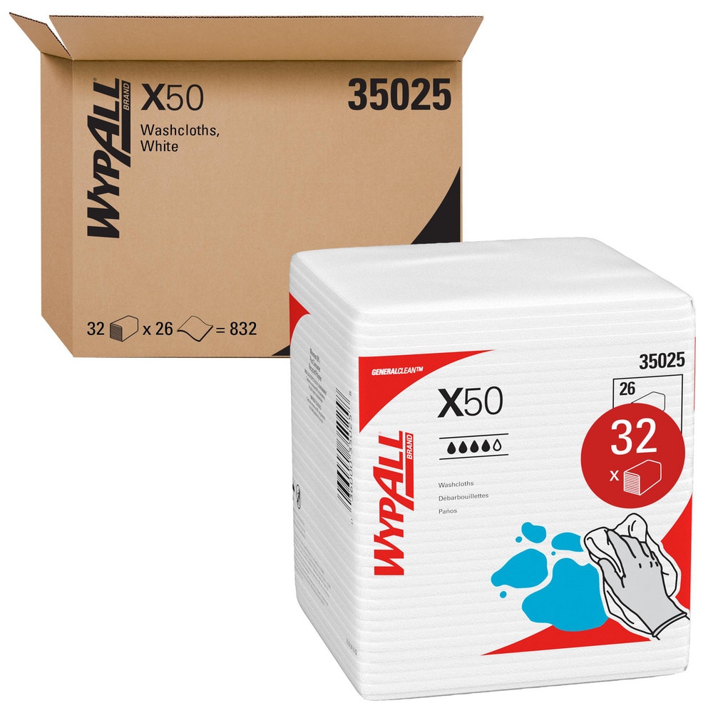 Shop Towel/Industrial Wipes: 1/4 Fold & X50