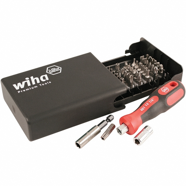 Wiha 39 Pc 1/4" Drive Screwdriver Bit Set 79194403 MSC Industrial