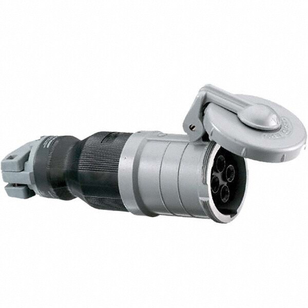 Pin & Sleeve Plugs & Connectors; Connector Type: Connector ; Pin Configuration: 1 ; Number of Poles: 3 ; Amperage: 60 ; Voltage: 600 VAC/250 VDC ; Maximum Cord Grip Diameter (Decimal Inch): 1.4500