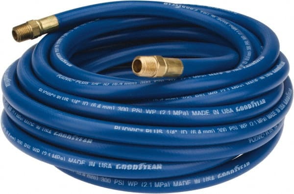 2 NEW 25 Ft 1/4" continental Rubber Air Hose 