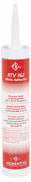 Joint Sealant: 10.1 oz Cartridge, White, RTV Silicone - -50 to 200 &deg; C Operating Temp