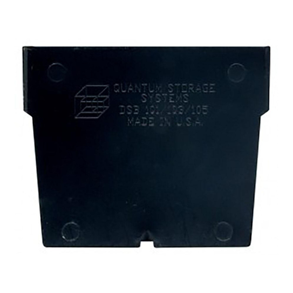 Quantum Storage Bin Divider Use with Quantum Storage Systems Shelf