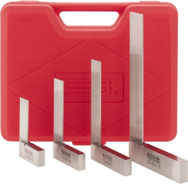4 Piece, 2, 2-1/2, 3, 4 Inch Base Length, 2, 3, 4, 6 Inch Blade Length, Square Set