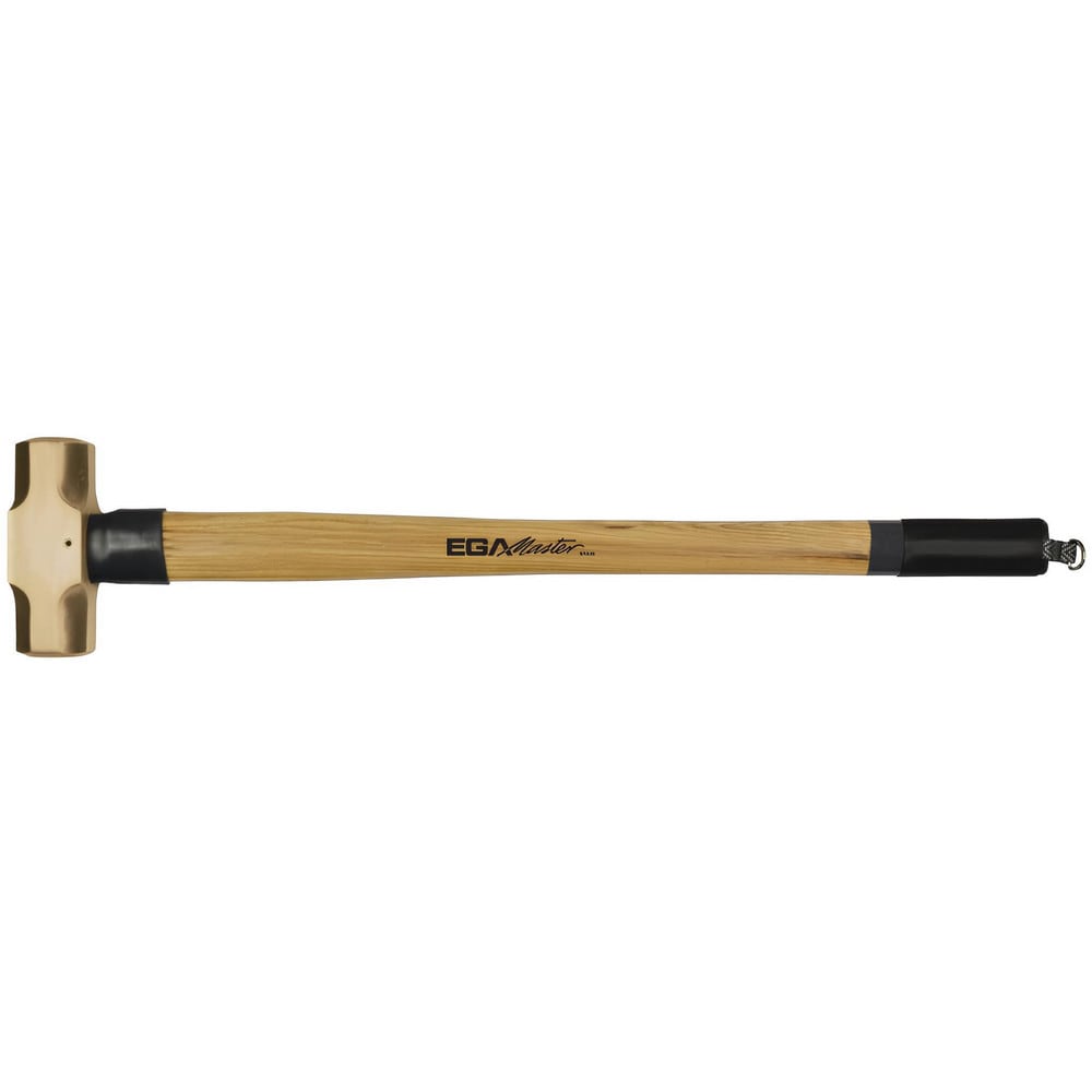 EGA Master - Sledge Hammers; Head Weight (Lb): 1.1023; Tool Type: Sledge  Hammer; Head Material: Aluminum Bronze; Head Weight Range: 1 to 2.9 Lb;  Handle Material: Hickory; Overall Length Range: 25″ - 79272480 - MSC  Industrial Supply