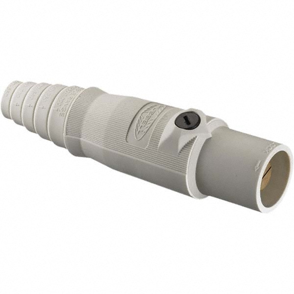 Hubbell Wiring Device-Kellems HBL300MW Single Pole Plugs & Connectors; Connector Type: Male ; End Style: Male ; Termination Method: Double Set Screw ; Amperage: 300 ; Voltage: 250 VDC/600 VAC ; Maximum Compatible Wire Size (AWG): 6 Image