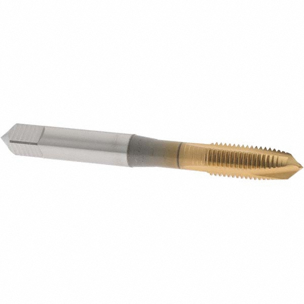 OSG 1101503005 Spiral Point Tap: 5/16-24, UNF, 3 Flutes, Plug, Vanadium High Speed Steel, TiN Finish Image