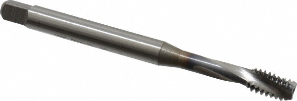 OSG 1301300508 Spiral Flute Tap: 1/4-20, UNC, 3 Flute, Bottoming, 2B Class of Fit, Vanadium High Speed Steel, TICN Finish Image