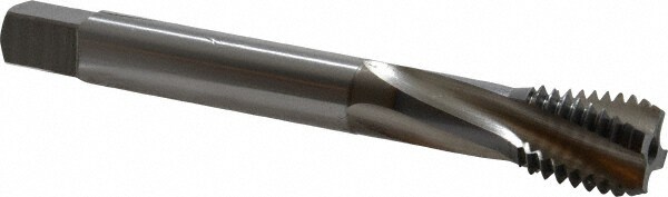 OSG 1311301708 Spiral Flute Tap: M18 x 2.50, Metric Coarse, 4 Flute, Bottoming, 6H Class of Fit, Vanadium High Speed Steel, TICN Finish Image