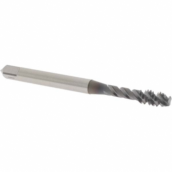 OSG 2913408 Spiral Flute Tap: #10-24, UNC, 3 Flute, Modified Bottoming, 2B & 3B Class of Fit, Vanadium High Speed Steel, TICN Finish Image