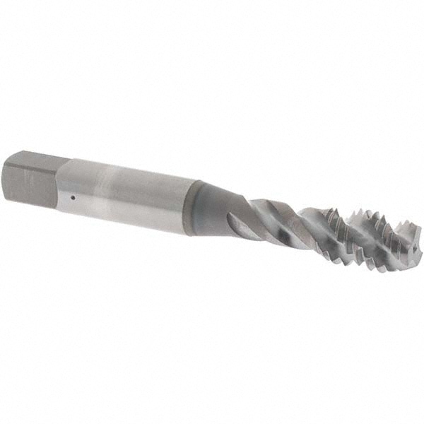 OSG 2931608 Spiral Flute Tap: 3/8-16, UNC, 3 Flute, Modified Bottoming, 3B Class of Fit, Vanadium High Speed Steel, TICN Finish Image