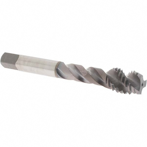 OSG 2942408 Spiral Flute Tap: 1/2-13, UNC, 3 Flute, Modified Bottoming, 2B Class of Fit, Vanadium High Speed Steel, TICN Finish Image