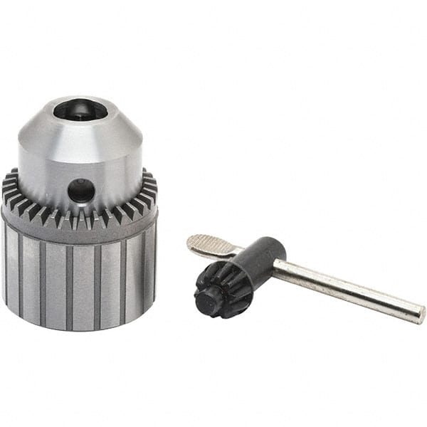 Jacobs 14946 Drill Chuck: 1/16 to 1/2" Capacity, Threaded Mount, 3/8-24 