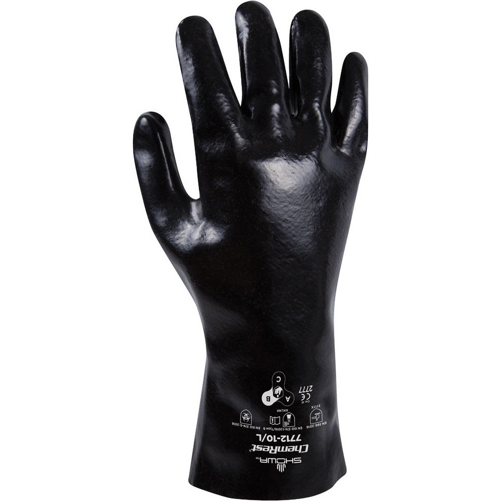 SHOWA - Chemical Resistant Gloves: SHOWA® 7712, PVC, PVC, Supported ...