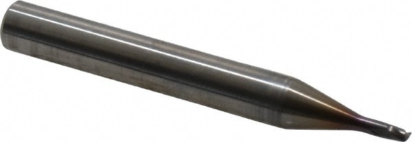 Seco 23309 Corner Radius End Mill: 0.0787" Dia, 0.0866" LOC, 0.0059" Radius, 2 Flutes, Solid Carbide Image