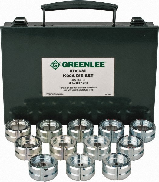 Greenlee KD06AL 8 AWG - 350 MCM Crimping Die Set Image